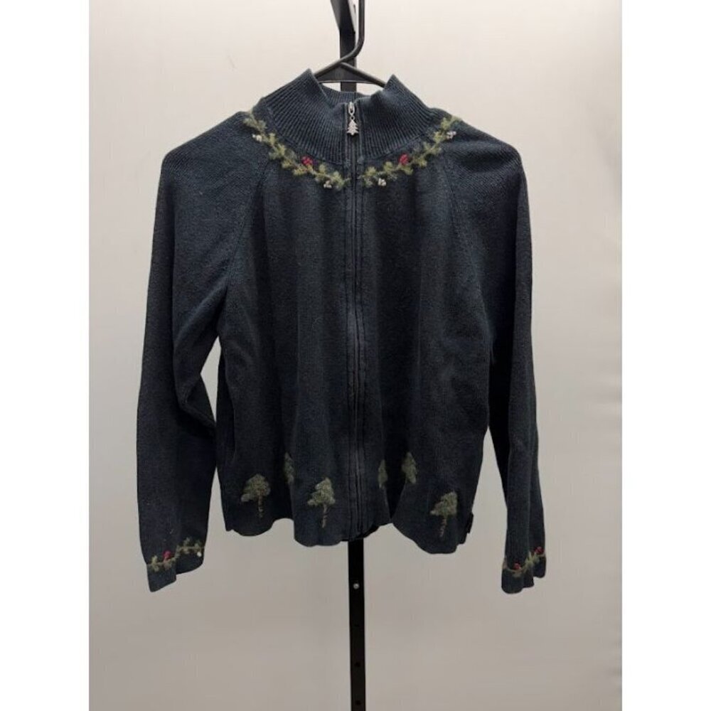 Woolrich Holiday Full Zip Sweater